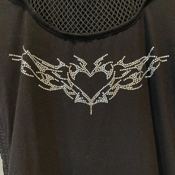 Romwe Punk Fishnet Crop Tee - Picture 8 of 13